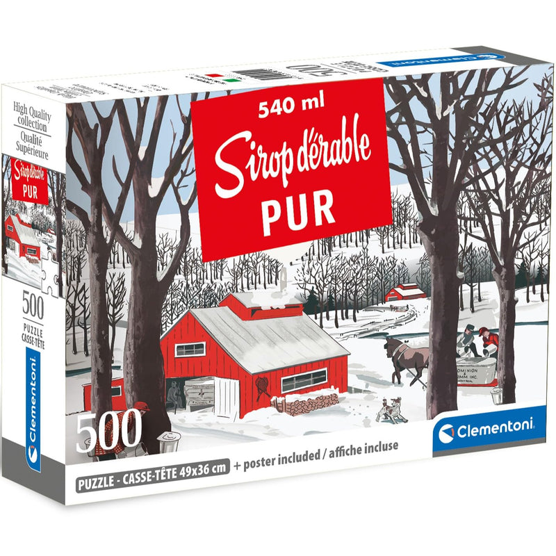 Clementoni - 500 Piece Puzzle - Maple Syrup Toys & Games