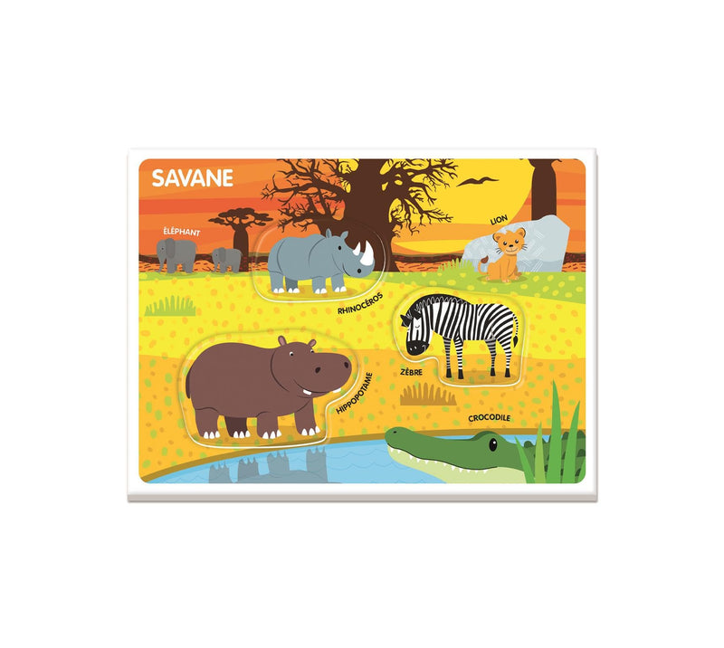 Clementoni - EDUCATION: LES ANIMAUX ET LEUR HABITAT Games & Toys