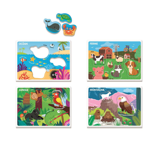 Clementoni - EDUCATION: LES ANIMAUX ET LEUR HABITAT Games & Toys