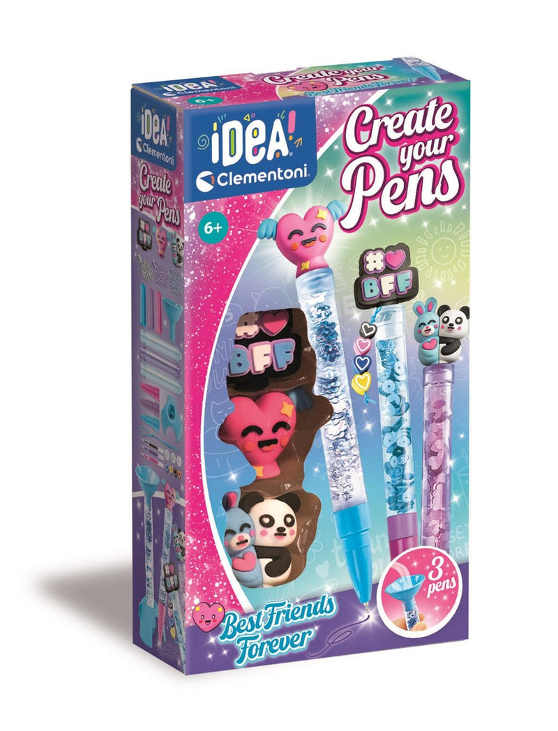 Clementoni - IDEA: CREATE YOUR PENS - BFF Games & Toys