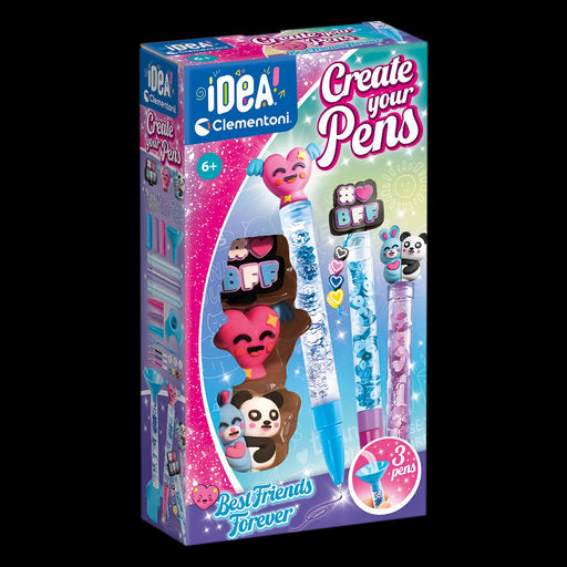 Clementoni - IDEA: CREATE YOUR PENS - BFF Games & Toys