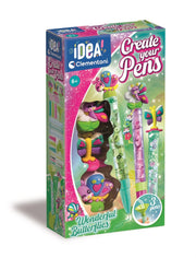 Clementoni - IDEA: CREATE YOUR PENS - WONDERFUL BUTTERFLIES Games & Toys