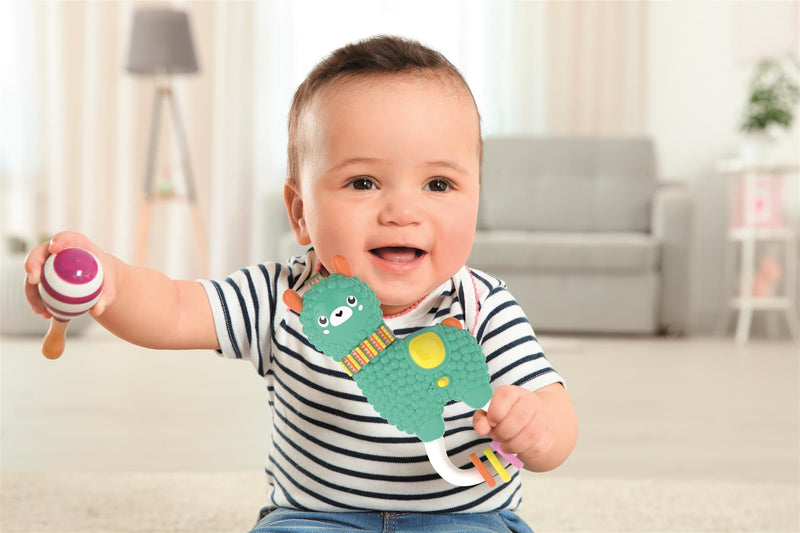 Clementoni - INTERACTIVE RATTLE - ALPACA Games & Toys