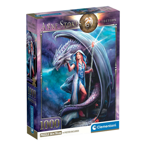 Clementoni - PZ1000: ANNE STOKES: DRAGON MAGE Games & Toys