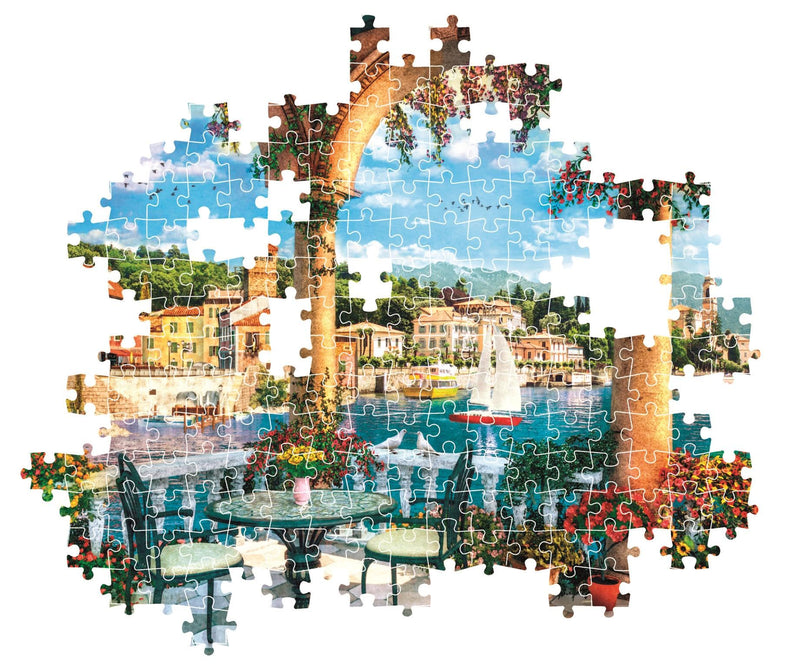Clementoni - PZ1000: BALCONY VIEW OF LAKE COMO Games & Toys