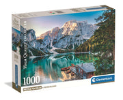 Clementoni - PZ1000: EMERALD LAKE BRAIES Games & Toys
