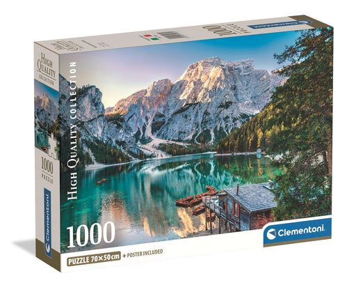 Clementoni - PZ1000: EMERALD LAKE BRAIES Games & Toys
