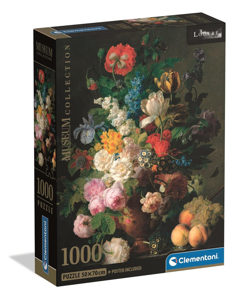 Clementoni - PZ1000: MUSEUM: BOWL OF FLOWERS - VAN DAEL Games & Toys