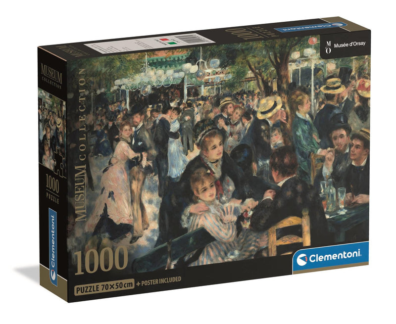 Clementoni - PZ1000: MUSEUM: DANCE AT THE MOULIN DE LA GALETTE Games & Toys