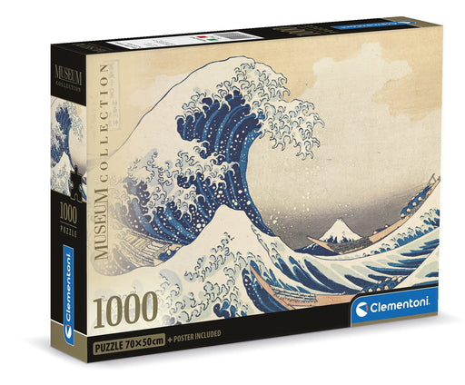 Clementoni - PZ1000: MUSEUM: THE GREAT WAVE - HOKUSAI Games & Toys