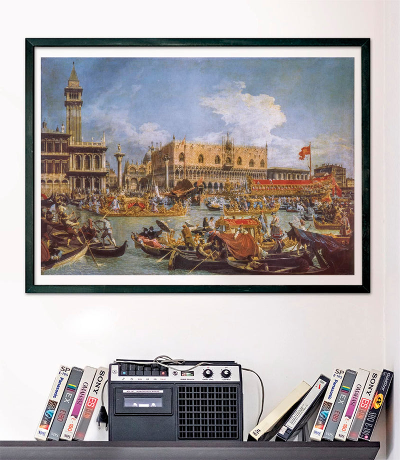 Clementoni - PZ1000: MUSEUM: THE RETURN OF THE BUCENTAUR AT THE MOLO ON ASCENSION DAY - CANALETTO Games & Toys