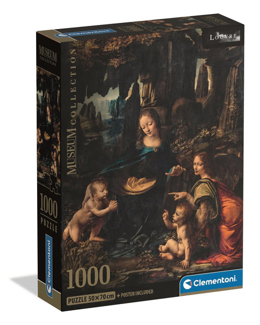 Clementoni - PZ1000: MUSEUM: THE VIRGIN OF THE ROCKS - DA VINCI Games & Toys