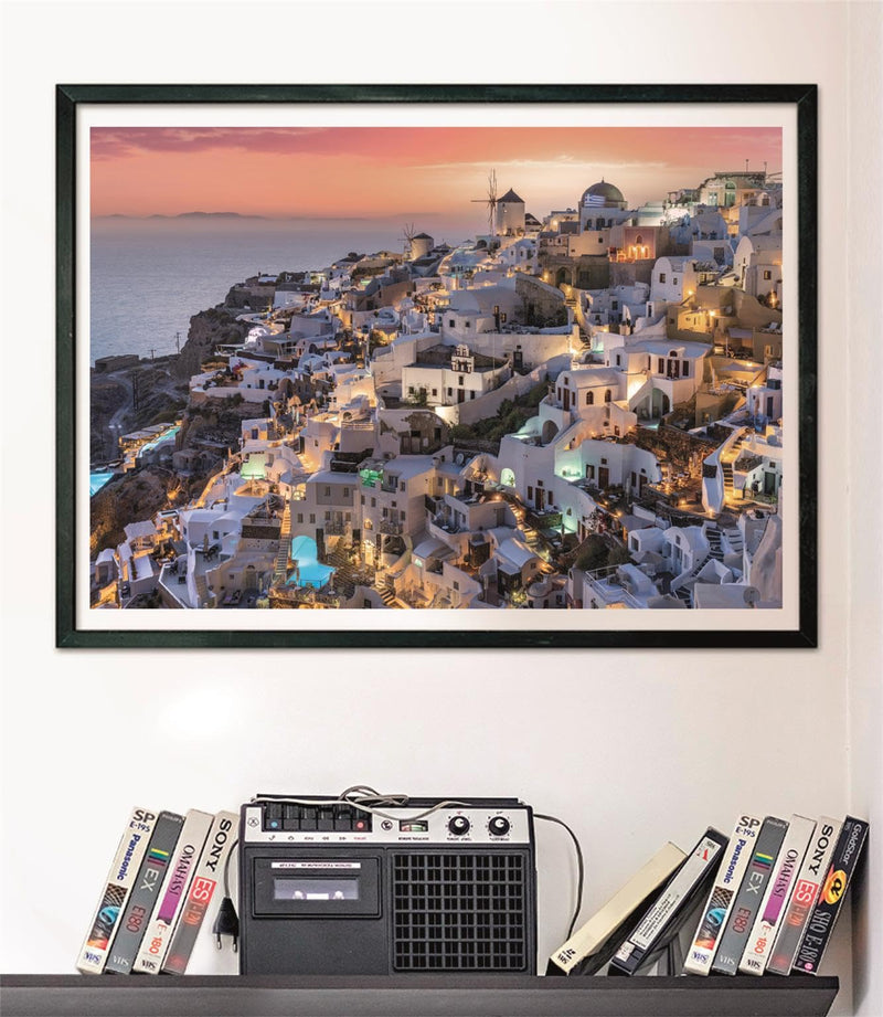 Clementoni - PZ1000: SHADES OF SANTORINI Games & Toys