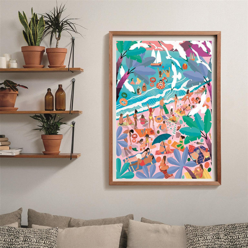 Clementoni - PZ1000: SUNDAY AT THE BEACH Games & Toys