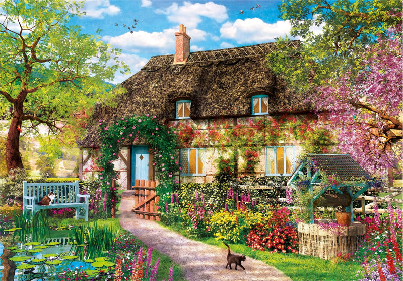 Clementoni - PZ1000: THE OLD COTTAGE Games & Toys