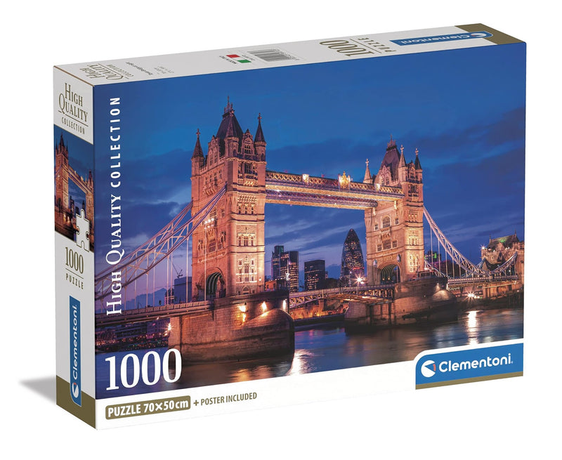 Clementoni - PZ1000: TOWER BRIDGE Games & Toys