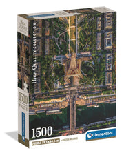 Clementoni - PZ1500: FLYING OVER PARIS Games & Toys