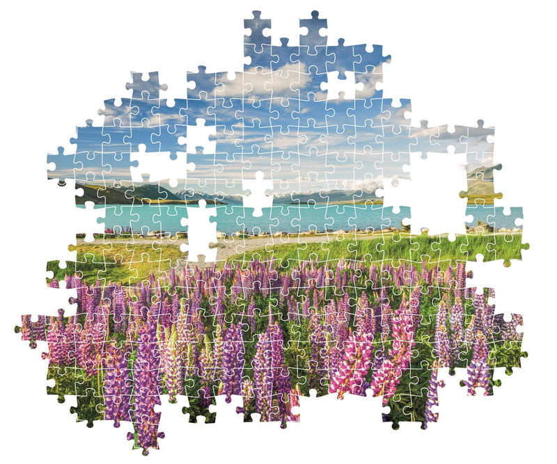 Clementoni - PZ1500: LUPINS AT LAKE TEKAPO Games & Toys