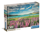 Clementoni - PZ1500: LUPINS AT LAKE TEKAPO Games & Toys