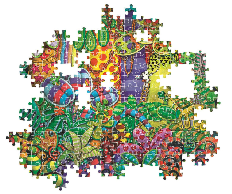 Clementoni - PZ1500: MORDILLO: MULTICOLOURED PLANTS Games & Toys