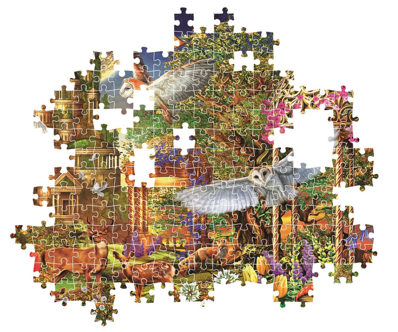 Clementoni - PZ1500: WOODLAND FANTASY GARDEN Games & Toys