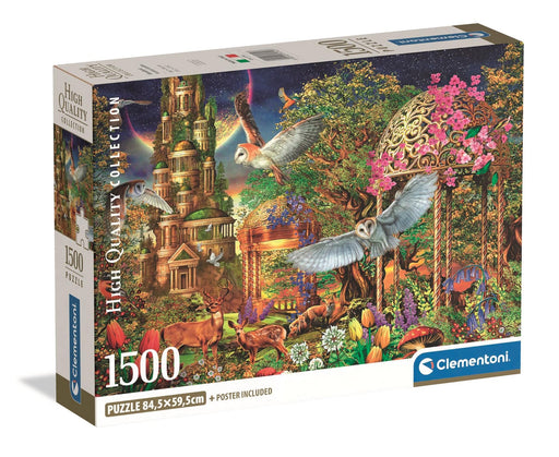 Clementoni - PZ1500: WOODLAND FANTASY GARDEN Games & Toys