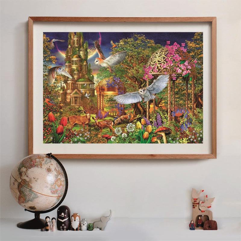Clementoni - PZ1500: WOODLAND FANTASY GARDEN Games & Toys