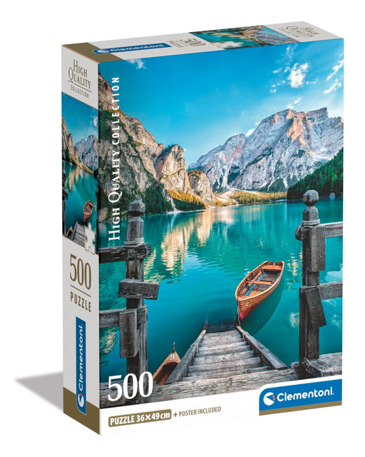Clementoni - PZ500: BRAIES LAKE Games & Toys