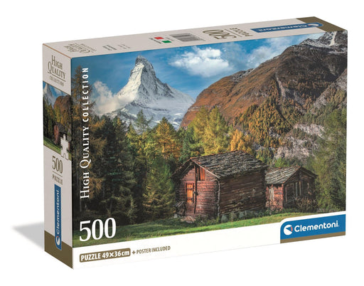 Clementoni - PZ500: CHARMING MATTERHORN Games & Toys