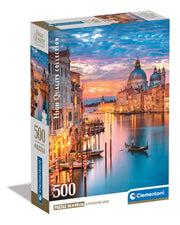 Clementoni - PZ500: LIGHTING VENICE Games & Toys