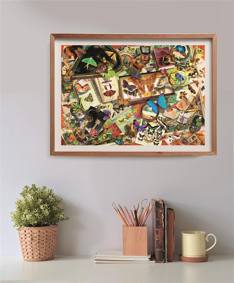 Clementoni - PZ500: THE BUTTERFLY COLLECTOR Games & Toys