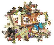 Clementoni - PZ500: THE BUTTERFLY COLLECTOR Games & Toys