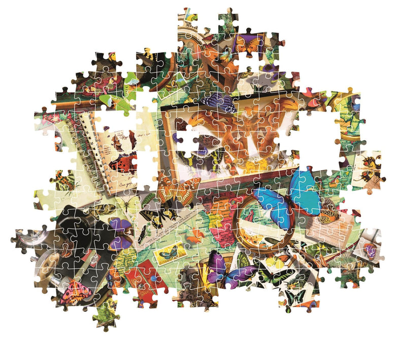 Clementoni - PZ500: THE BUTTERFLY COLLECTOR Games & Toys