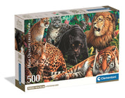 Clementoni - PZ500: WILD CATS Games & Toys