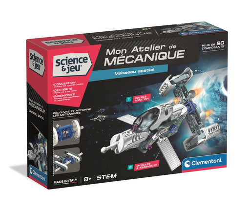 Clementoni - SCIENCE & JEU: ATELIER MÉCANIQUE - EXPLORATEUR D'ÉTOILES Games & Toys