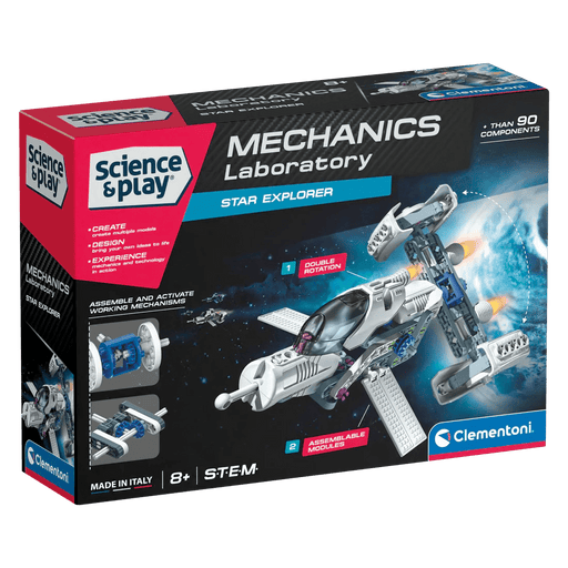 Clementoni - SCIENCE & PLAY: MECHANICS - STAR EXPLORER Games & Toys