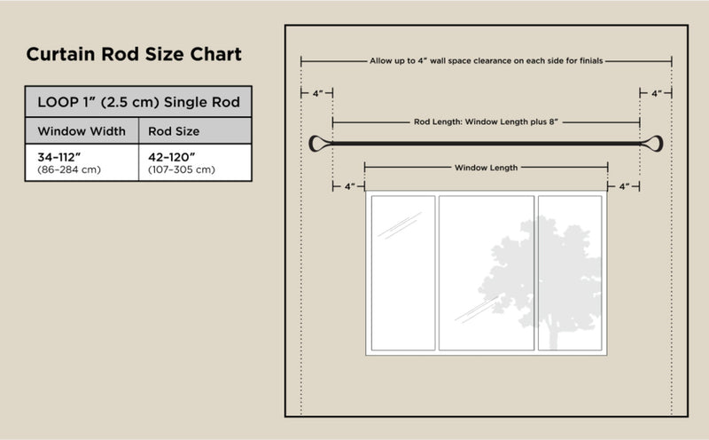 Loop 1" Curtain Rod - image 5