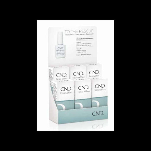 CND - Rescue RX Daily Keratin Treatment 6 PKK Display (0.5 oz) Beauty & Personal Care