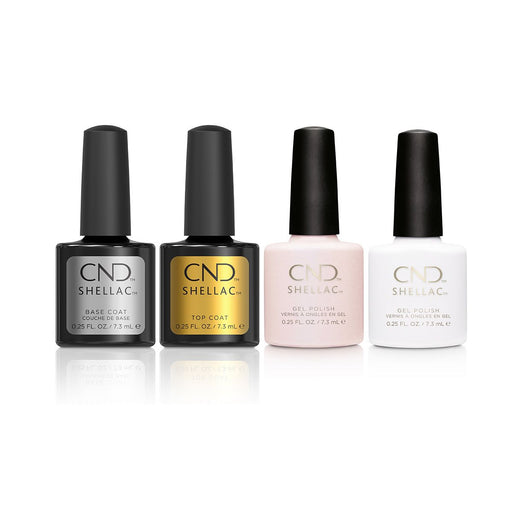 CND - Shellac French Manicure, Base & Top Coat