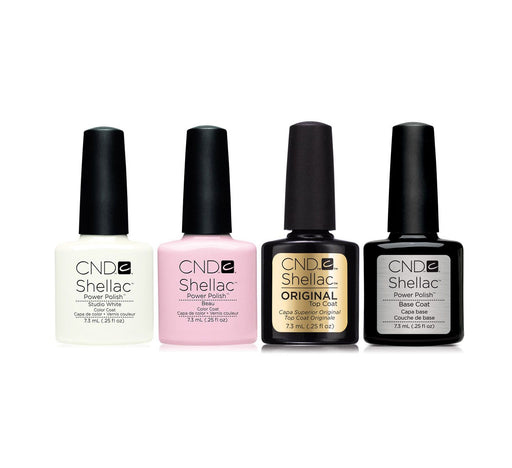 CND - Shellac French Manicure, Base & Top Coat Beauty & Personal Care