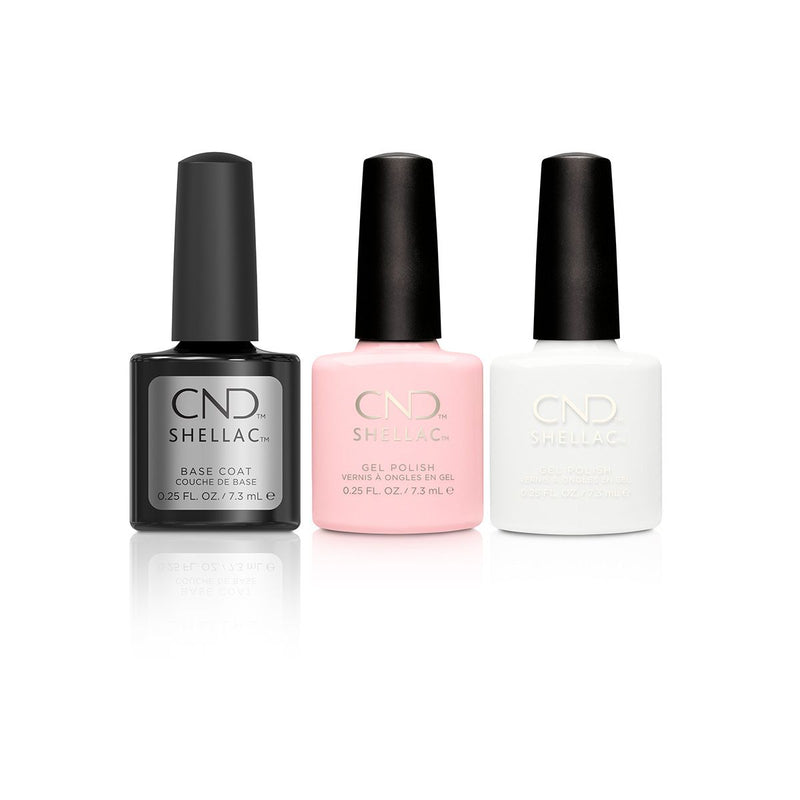 CND - Shellac French Manicure Trio Kit