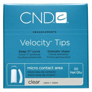 CND Velocity Clear Nail Tips 50 Pack Beauty & Personal Care 10