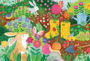 Cobble Hill - 100 Piece Jigsaw Puzzle - Rabbit Garden Toys & Games