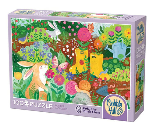 Cobble Hill - 100 Piece Jigsaw Puzzle - Rabbit Garden Toys & Games