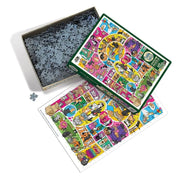 Cobble Hill - 1000 Piece Jigsaw Puzzle - Doodlecat Days Toys & Games