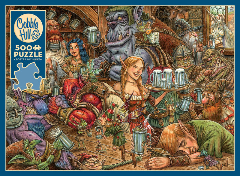 Cobble Hill 500 Piece Puzzle - Brewing Up Trouble box