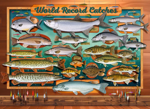 Cobble Hill - 500 Piece Jigsaw Puzzle - World Record Catches Toys & Games