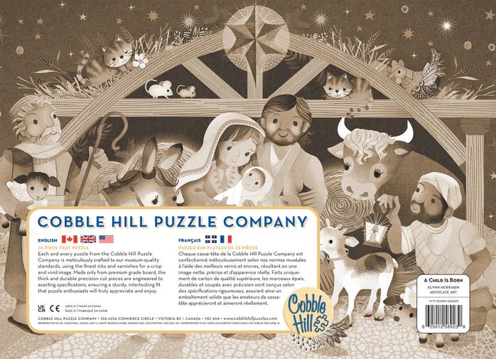 Cobble Hill - A Child Is Born (tray) Toys & Games