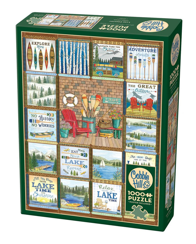 Cobble Hill - Lake Country | 1000 Piece Games & Toys