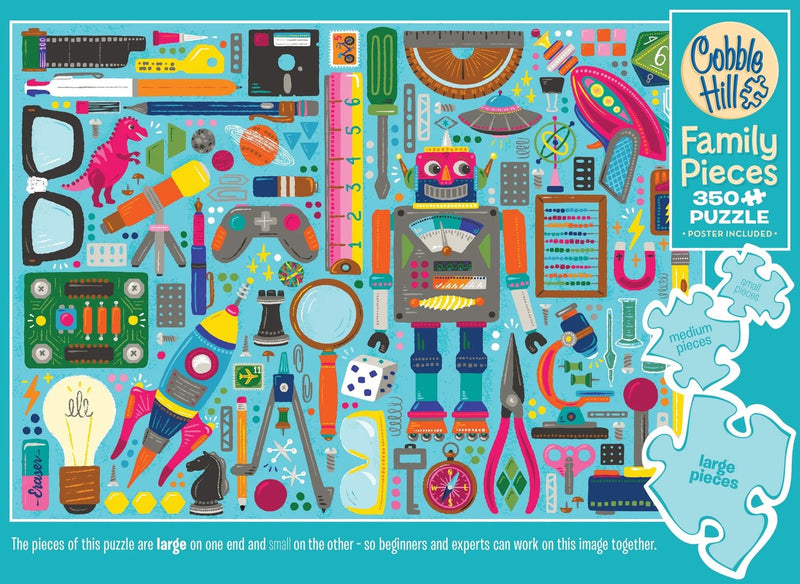 Cobble Hill - Nerdy Junk Drawer | Family Pieces 350 Games & Toys